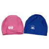 Kids Childrens Childs Fabric Lycra Swimming Hat Swim Cap 2 Colors Avaliable(2pcs in Bulk)